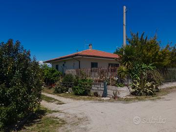 Casa con terreno, uliveto e serre
