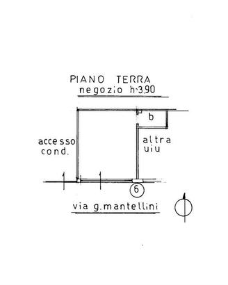 Immobile di 22 m² con 1 locale a Roma