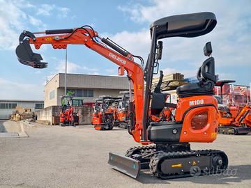 Miniescavatore DELEKS 10 qli motore KUBOTA e carro