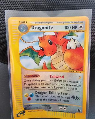 Dragonite Expedition 43/165 Holo reverse