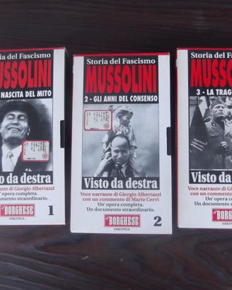 La Storia Del Fascismo 3 VHS Il Borghese