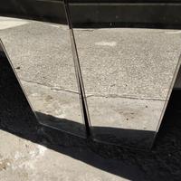 Coppia di specchi moderni 90x35 cm con cornice in 