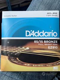 Corde Chitarra Acustica D’Addario