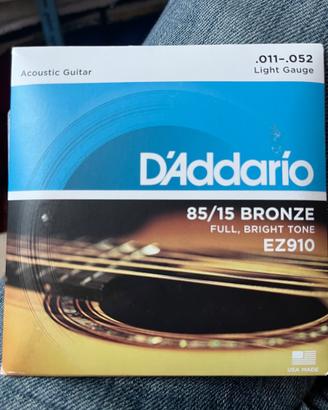 Corde Chitarra Acustica D’Addario