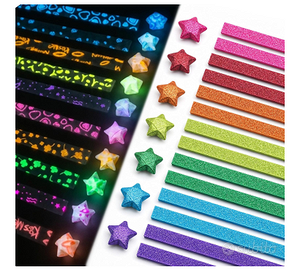 1060 Strisce Carta Origami Stelle Portafortuna (Fl