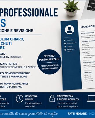 Realizzazione e revisione CV professionale e ATS