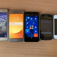 5 cellulari varie marche