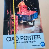 poster replica ciao porter piaggio 50x70