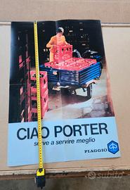 poster replica ciao porter piaggio 50x70