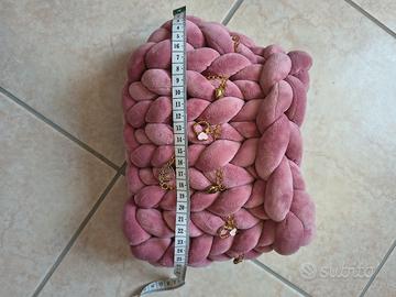 Borsa Chunki Rosa Antico in cotone