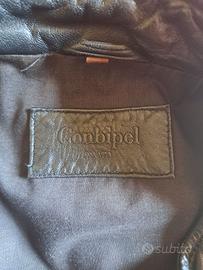 Giubbotto Conbipel nero, vera pelle agnello TG 50