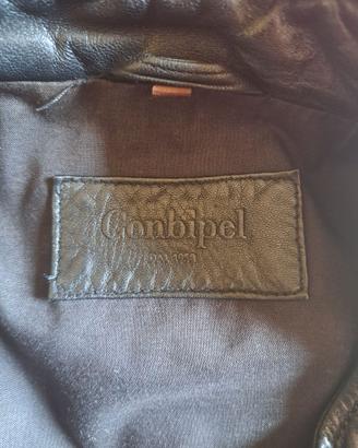 Giubbotto Conbipel nero, vera pelle agnello TG 50