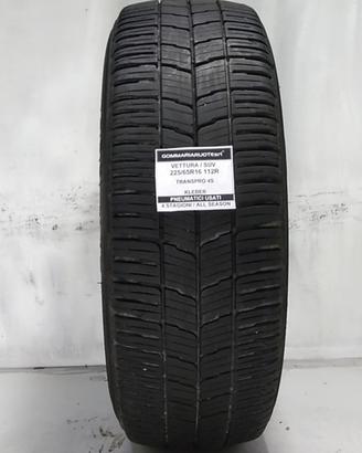 1 PNEUMATICO USATO 225/65R16 112R TRASPRO 4S KLEBE