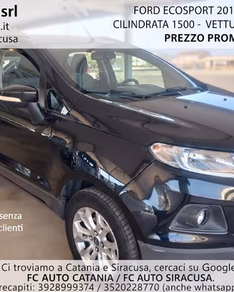 Ford EcoSport 1.5 TDCi 90 CV Plus 2015