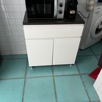 Mobiletto bianco cucina