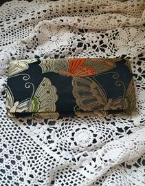 Pochette da sera rigida in seta. Japan.