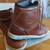 Scarpe moto in pelle