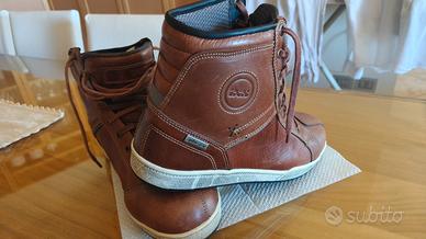 Scarpe moto in pelle