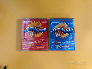 Cassetta Doppia Festivalbar Blu e Rossa 1999