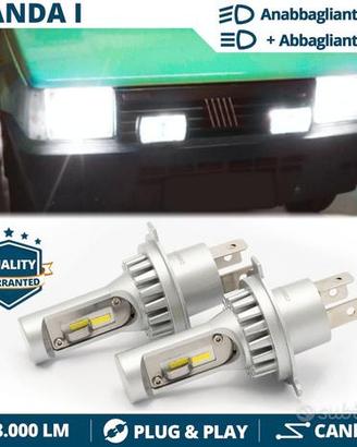 Lampadine LED H4 Per FIAT PANDA 141 ANABBA + ABBAG