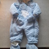 Tutina imbottita piumino neonato