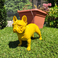 Statua in resina cane, bulldog e altre razze