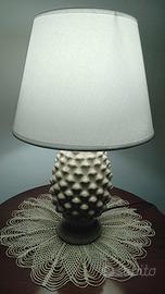 lampada con pigna tortora cm.45 