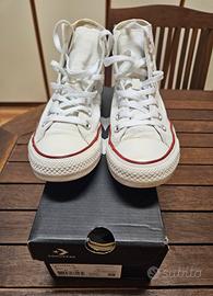 Scarpe Convers all star bianche n.39