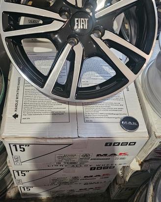 4 cerchi Nuovi 15 Fiat Grande Punto Evo