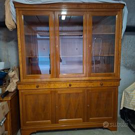 Libreria credenza in ciliegio