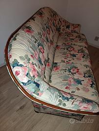 Divano 3 posti vintage anni 80-Chateau d’Ax