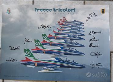 Poster celebrativo Frecce Tricolori 2026, 65 annii