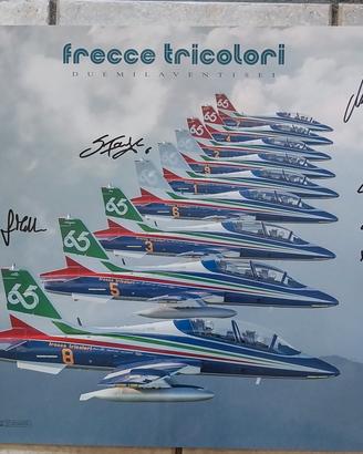 Poster celebrativo Frecce Tricolori 2026, 65 annii