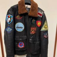 Giacca di pelle uomo top gun