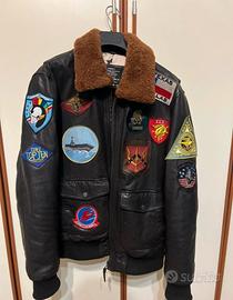 Giacca di pelle uomo top gun