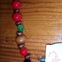 collana pietre naturali e ambra rosa