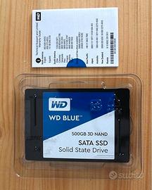 Unità SSD da 250 GB e/o 500 GB usati o nuovi