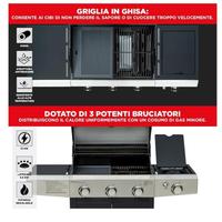 barbecue xxl con 4 fuochi