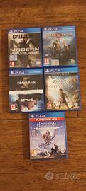 Titoli vari PS4