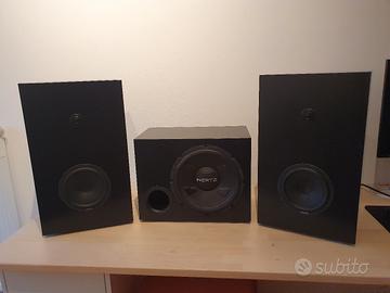 Casse audio DIY con amplificatori