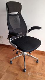 Sedia ergonomica da ufficio girevole