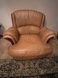 Divano e poltrone in pelle