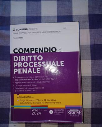 compendio diritto processuale penale 