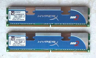 RAM Kingston HyperX 2GB (2x1GB) DDR2 1066MHz