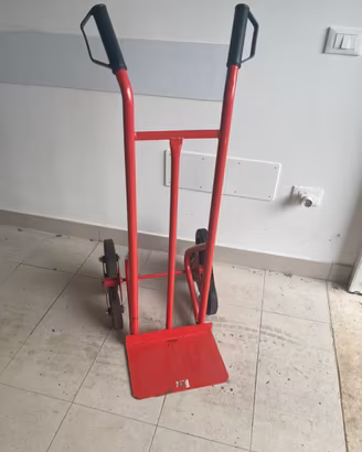 CARRELLO PORTACASSE A 3 RUOTE X SCALE KG.200
