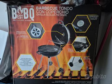 Barbecue tondo con coperchio