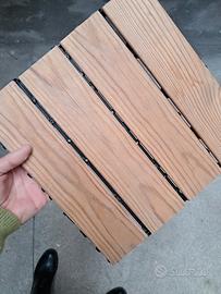 10 Piastrelle Pavimentazione Esterno Legno