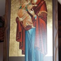 Quadro icona sacra padre pfekis