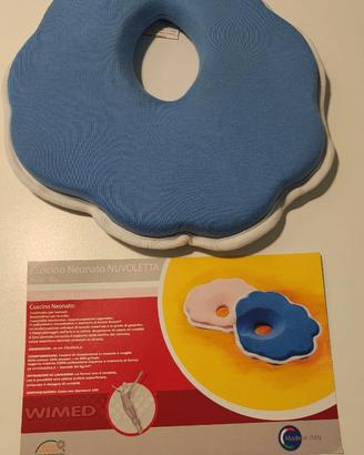 Cuscino nuvoletta per neonato colore blu