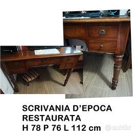 scrivania restaurata